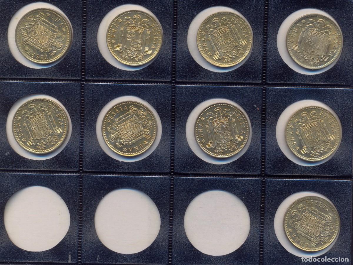 Monedas Franco: SERIE COMPLETA 1 PESETA DE 1966 - Foto 2