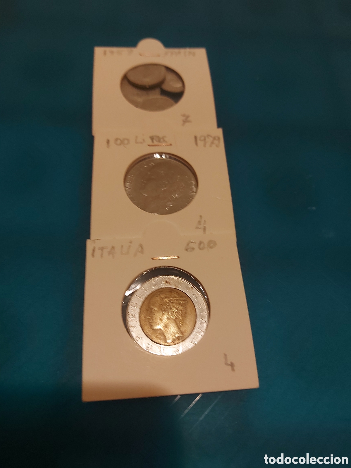 Monedas Franco: 4Espa&ntilde;a 2 Italia - Foto 1