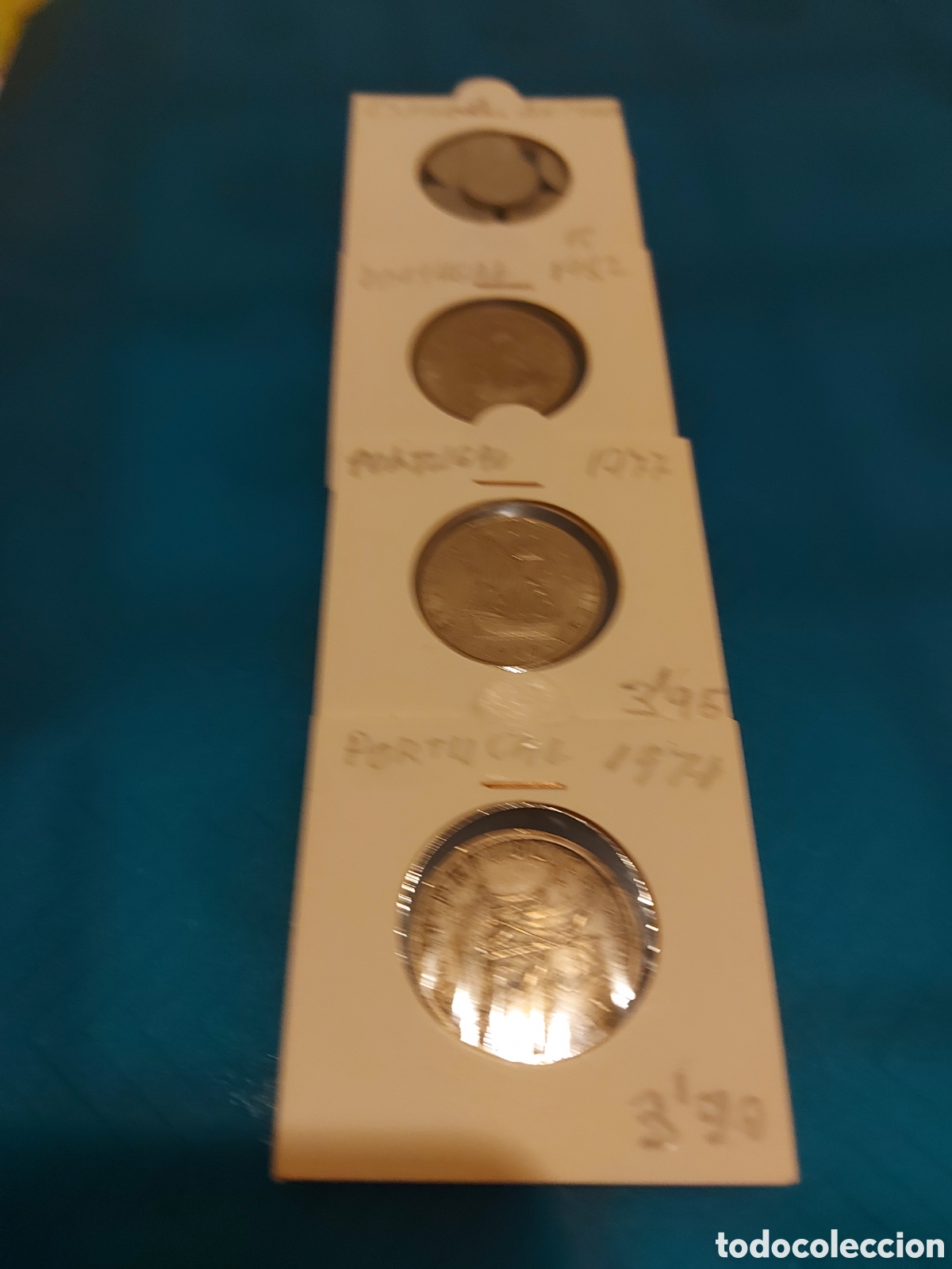 Monedas Franco: 5Spain antiguas3Portuga - Foto 1
