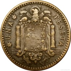 Monedas Franco: ESPAÑA. 1 PESETA 1947 *54 (DICTADURA DE FRANCO). KM# 775. (191).