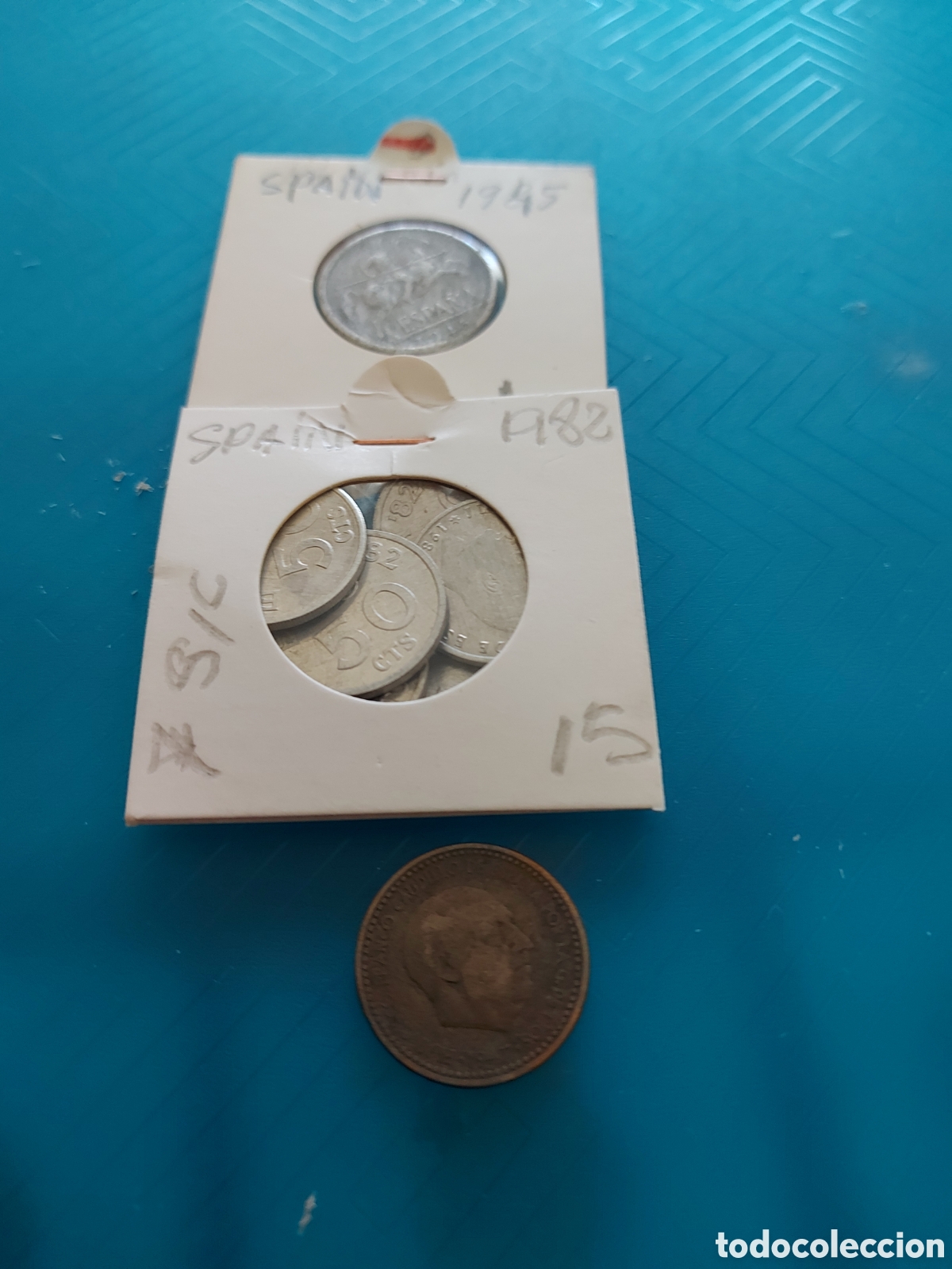 Monedas Franco: 9Spain 2antiguas7 de82 - Foto 1