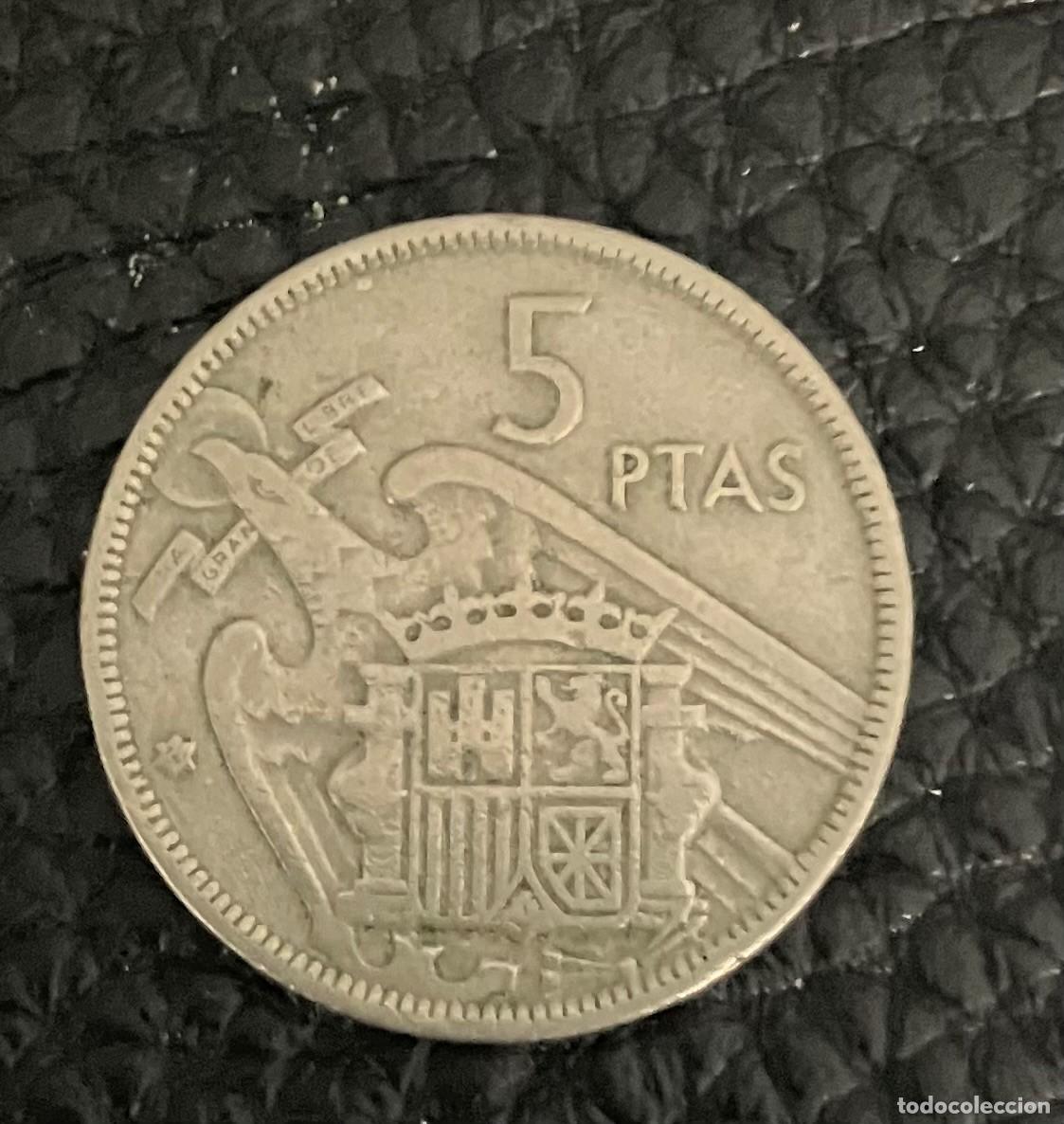 Monedas Franco: MONEDA 5 PTS 1957 FRANCO - Foto 2