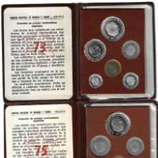 Monedas Franco: ESTADO ESPAÑOL. CARTERITAS DE LA F.N.M.T. 1973 Y1975. CALIDAD PROOF. LOTE-4378