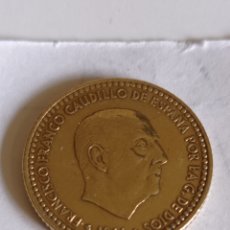 Monedas Franco: MONEDA DE 1 PESETA / DEL ESTADO ESPAÑOL -1966 - *75