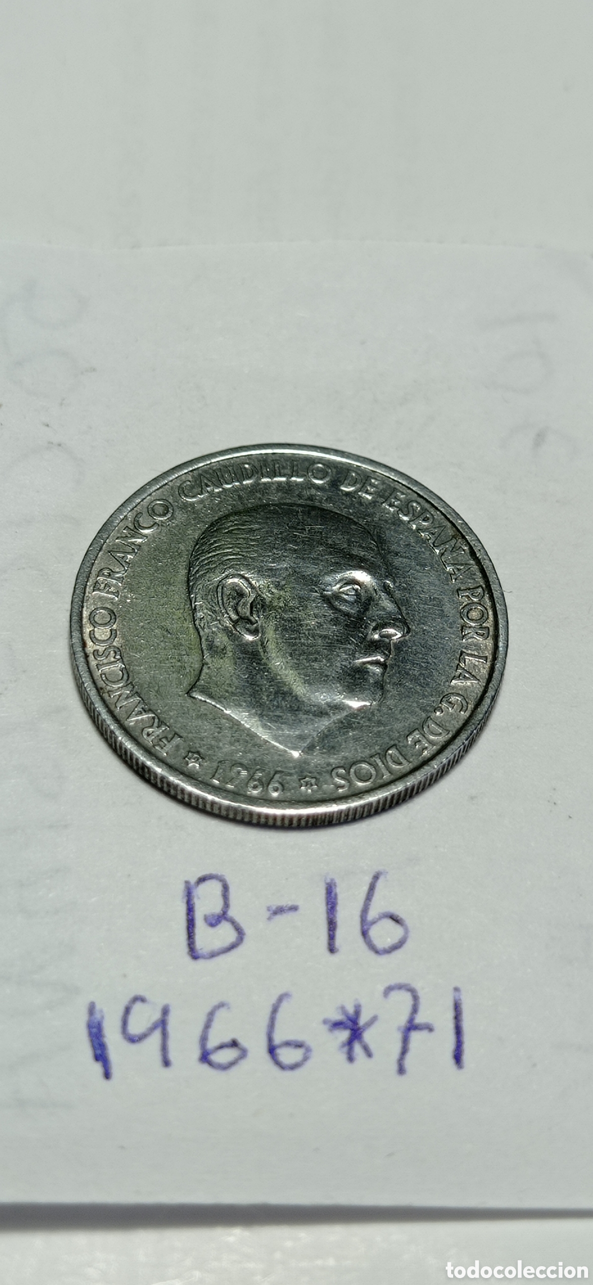 Monedas Franco: MONEDA DE 50 CENTIMOS / DEL ESTADO ESPA&Ntilde;OL - 1966 - *71 - Foto 1