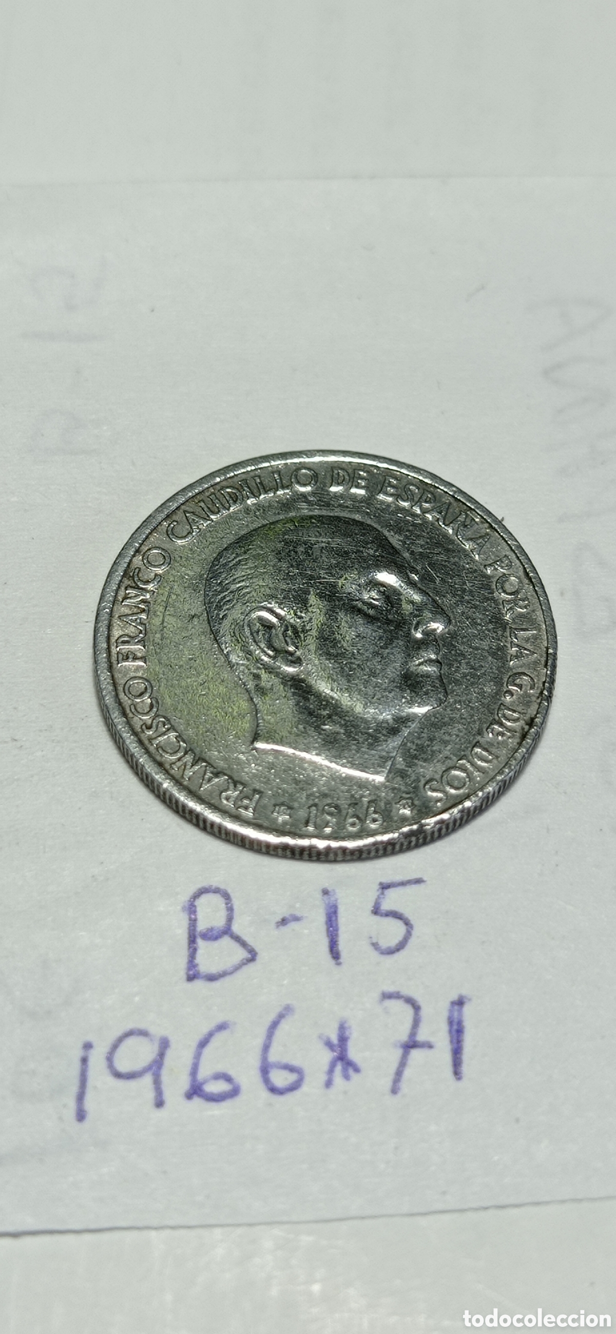 Monedas Franco: MONEDA DE 50 CENTIMOS / DEL ESTADO ESPA&Ntilde;OL - 1966 - *71 - Foto 1