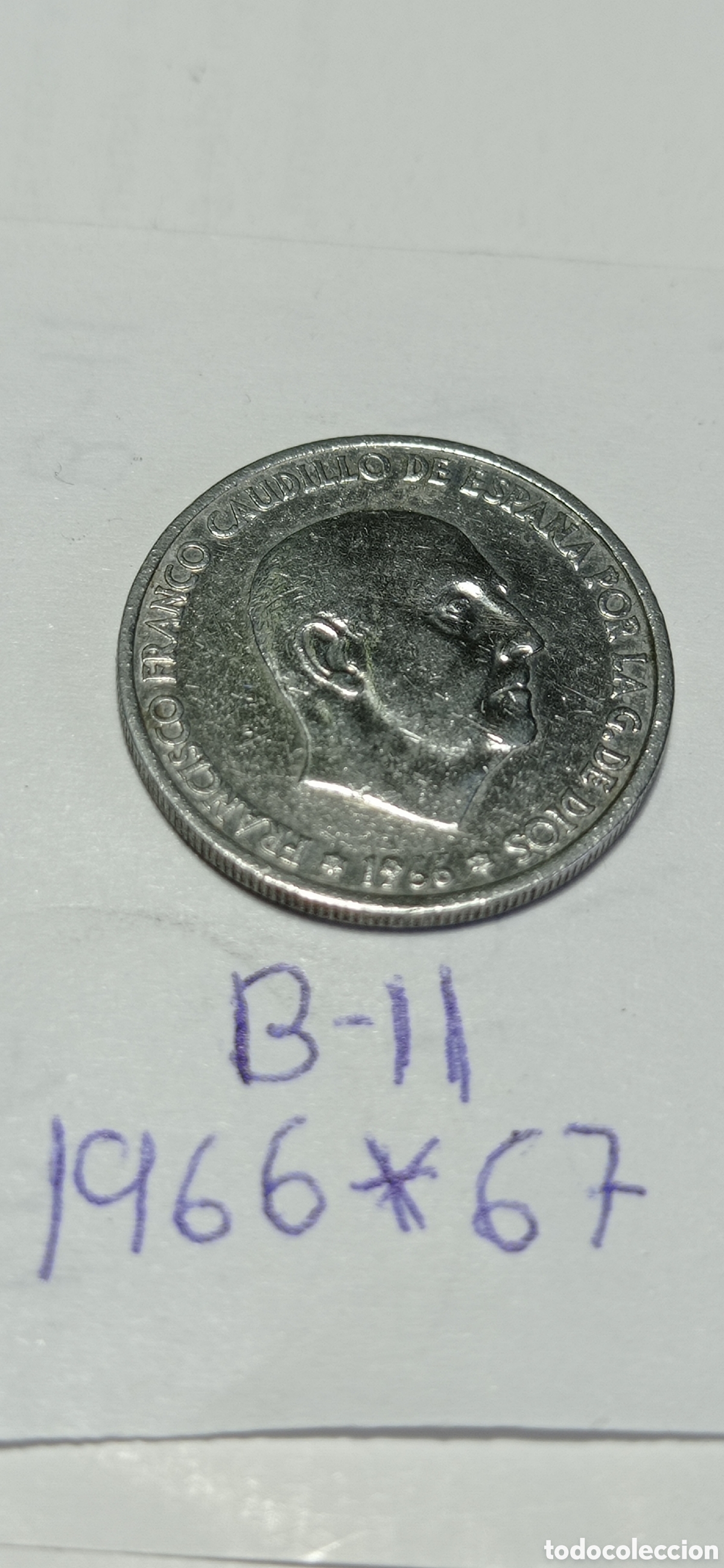 Monedas Franco: MONEDA DE 50 CENTIMOS / DEL ESTADO ESPA&Ntilde;OL - 1966 - *67 - Foto 1