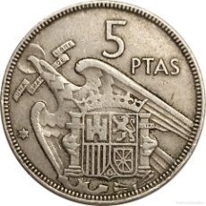 Monedas Franco: Ω ESPAÑA. 5 PESETAS DE 1957 *64 (DICTADURA DE FRANCO). KM# 786. (578).