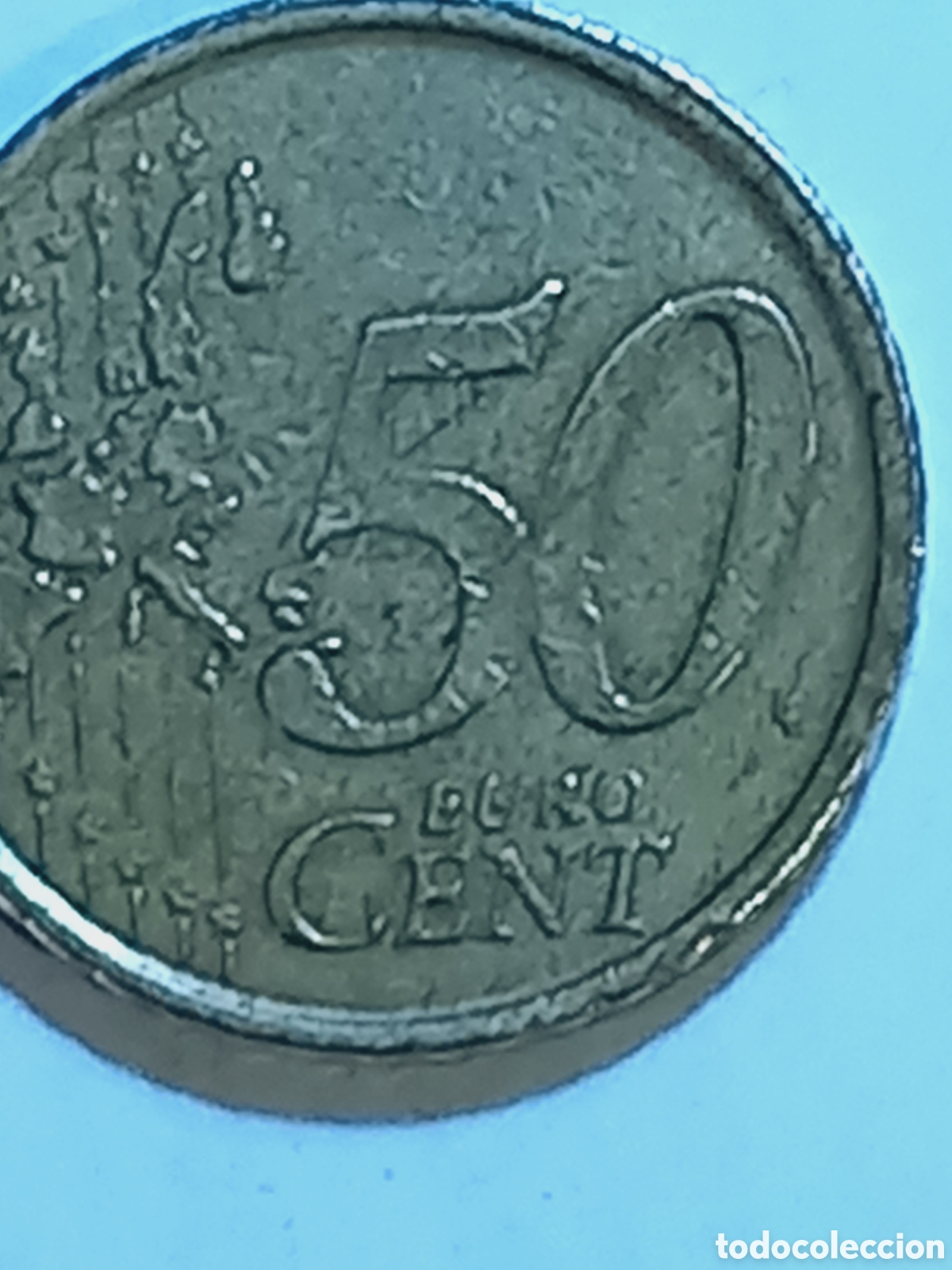 Monedas Franco: Moneda 50 centimos Espa&ntilde;a ERROR 2000 - Foto 3