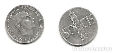 Monedas Franco: MONEDA DE ESPA&Ntilde;A - 1966 - 50 CENTIMOS (LOTE 135) - Foto 1