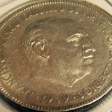 Monedas Franco: 5 PESETAS DE FRANCO, 1949, DURO CABEZÓN, SC
