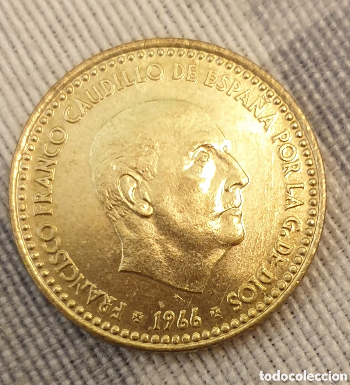 Monedas Franco: Una pesetas 1975 - Foto 3