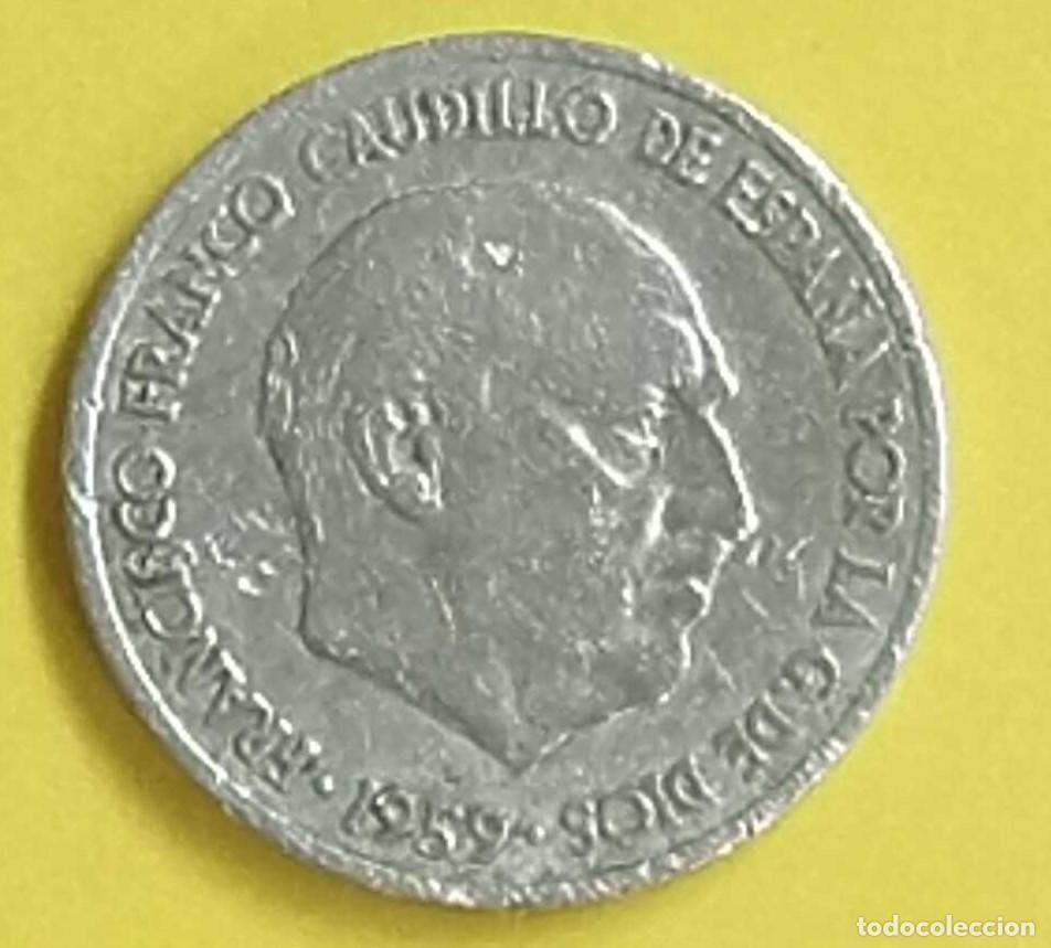 Monedas Franco: 10 c&eacute;ntimos de 1959 ( error de acu&ntilde;aci&oacute;n) - Foto 1