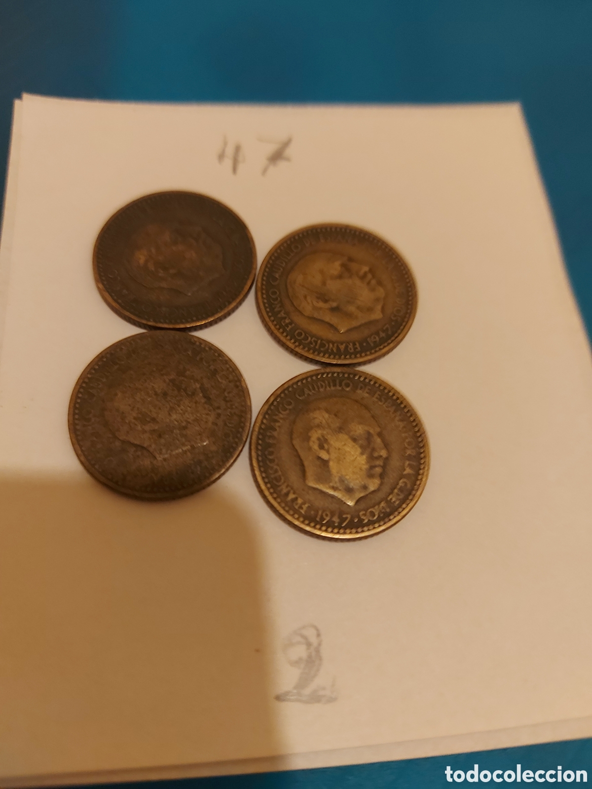 Monedas Franco: 4 monedas Espa&ntilde;a - Foto 1
