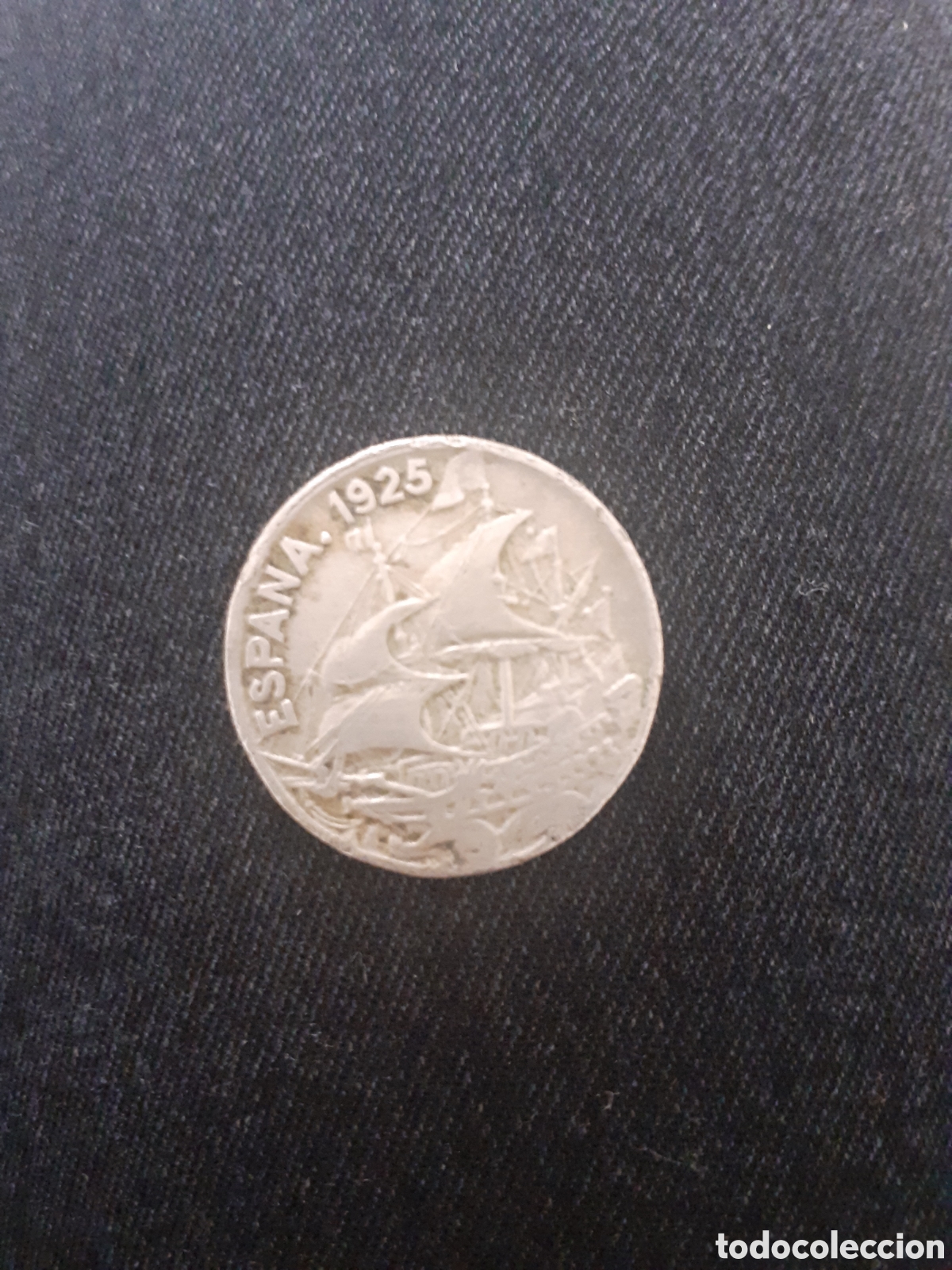 Monedas Franco: Moneda de 25 ctms de pesetas del a&ntilde;o 1925 - Foto 1