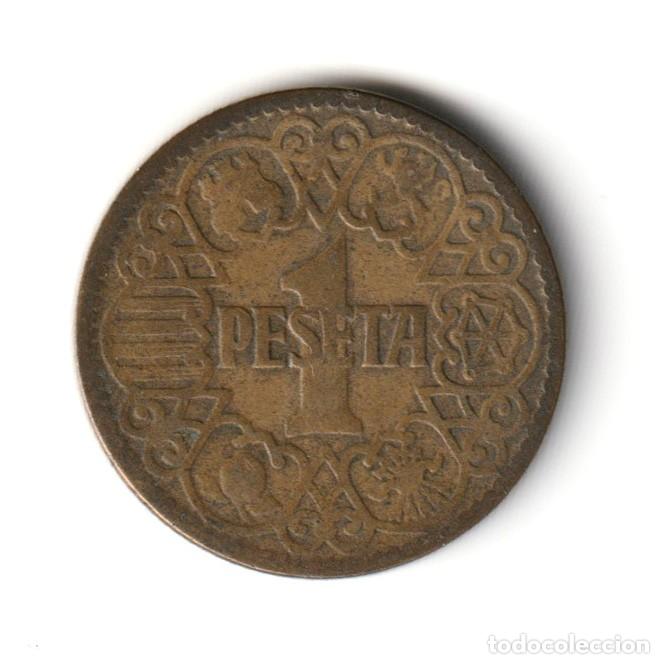Monedas Franco: Espa&ntilde;a 1 peseta 1944 - Foto 1