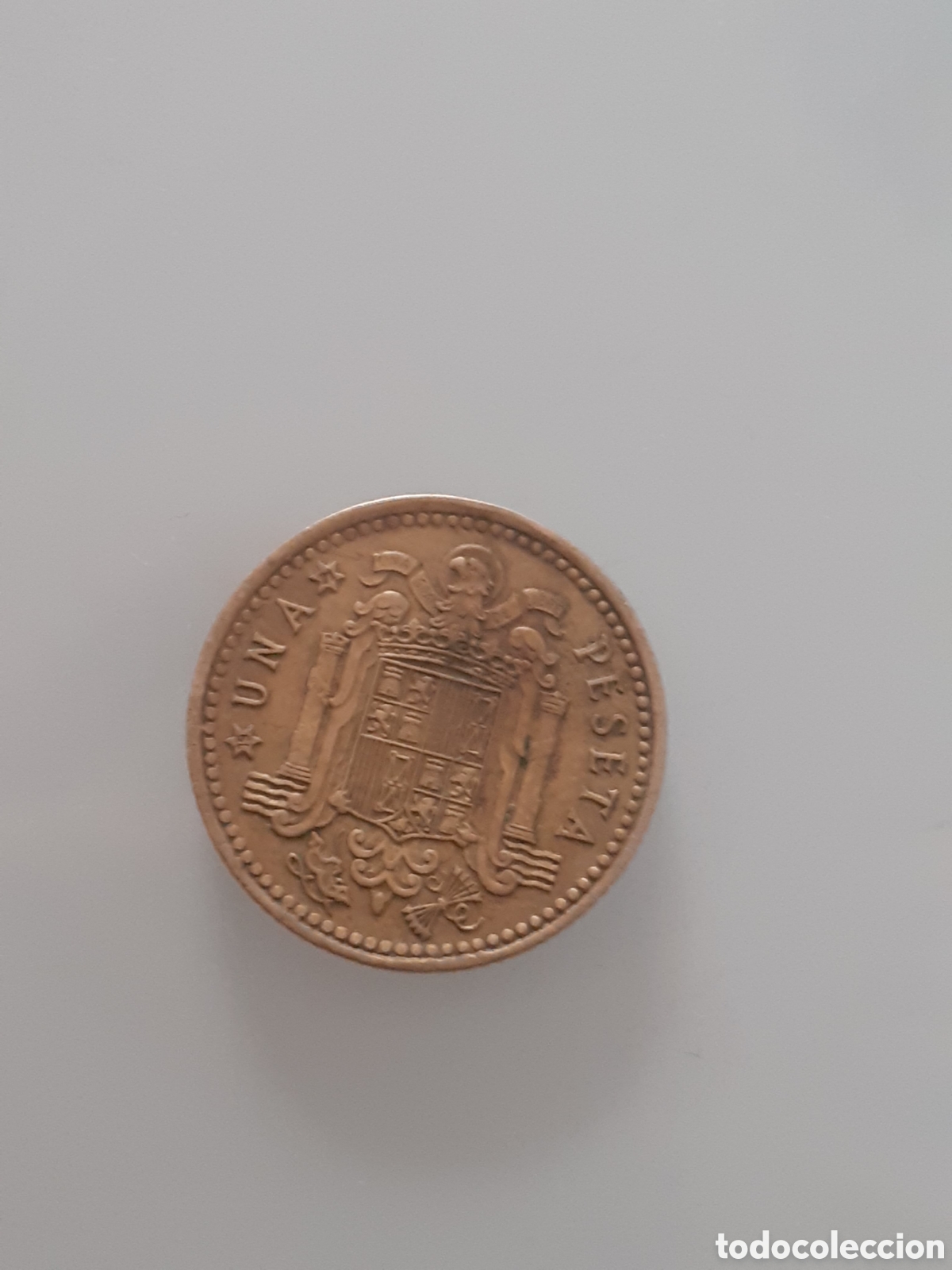 Monedas Franco: Moneda de 1 pesetas de franco - Foto 1