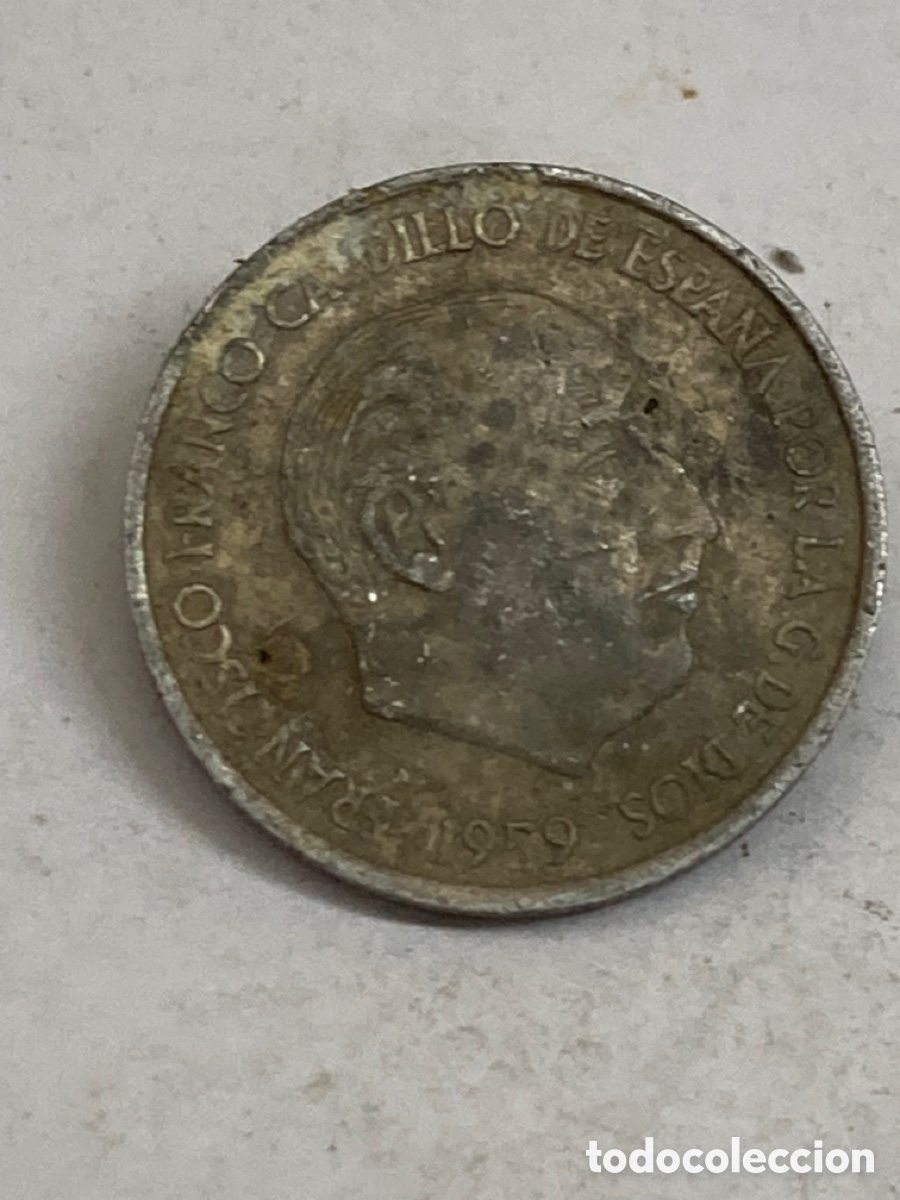 Monedas Franco: Moneda 10 c&eacute;ntimos 1959 L40 - Foto 2