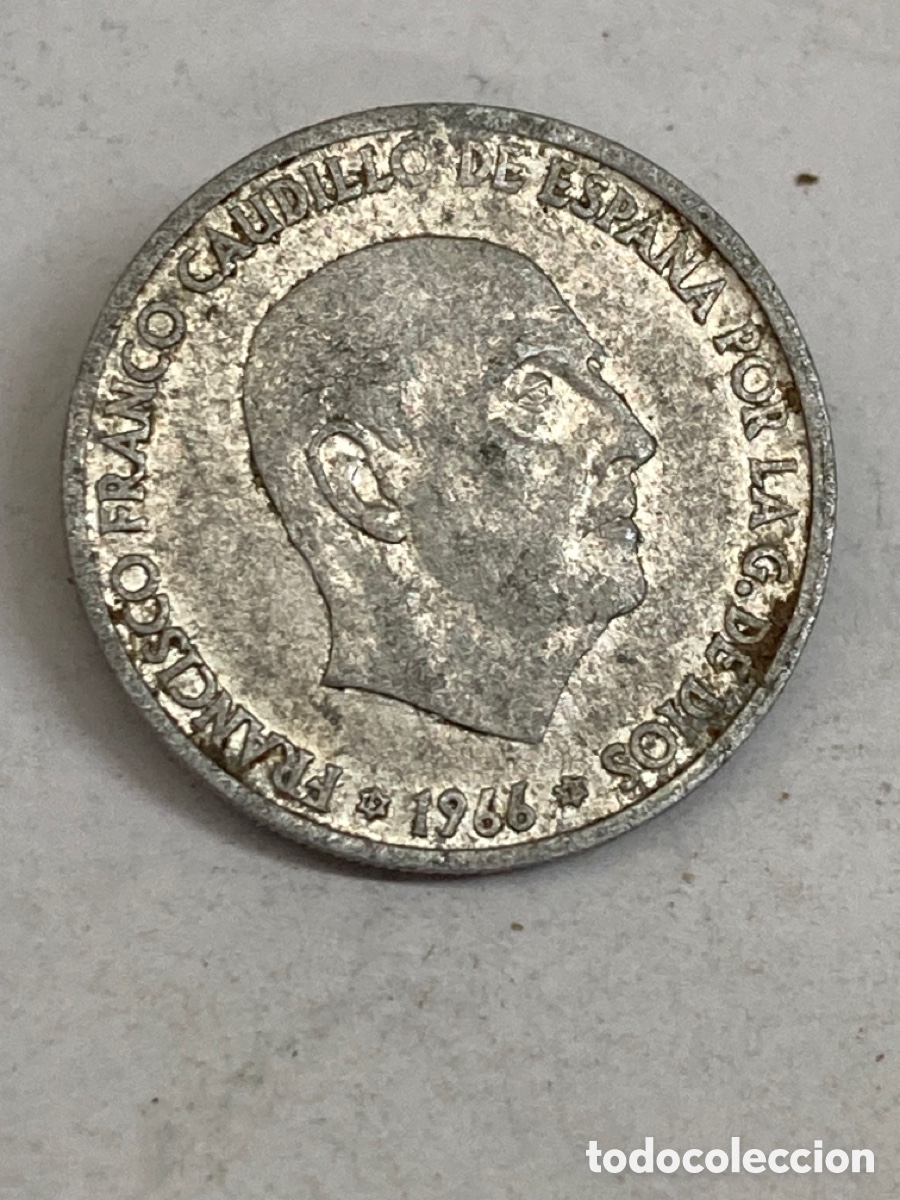 Monedas Franco: Moneda 50 c&eacute;ntimos 1966 L40 - Foto 2