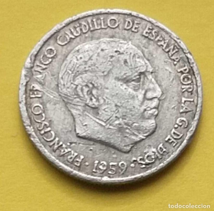 Monedas Franco: Monedas de 10 c&eacute;ntimos 1959 (error de acu&ntilde;aci&oacute;n) - Foto 1