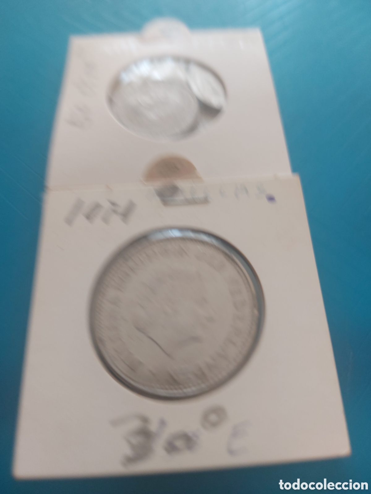 Monedas Franco: 5Spain 1Holad antiguas - Foto 1