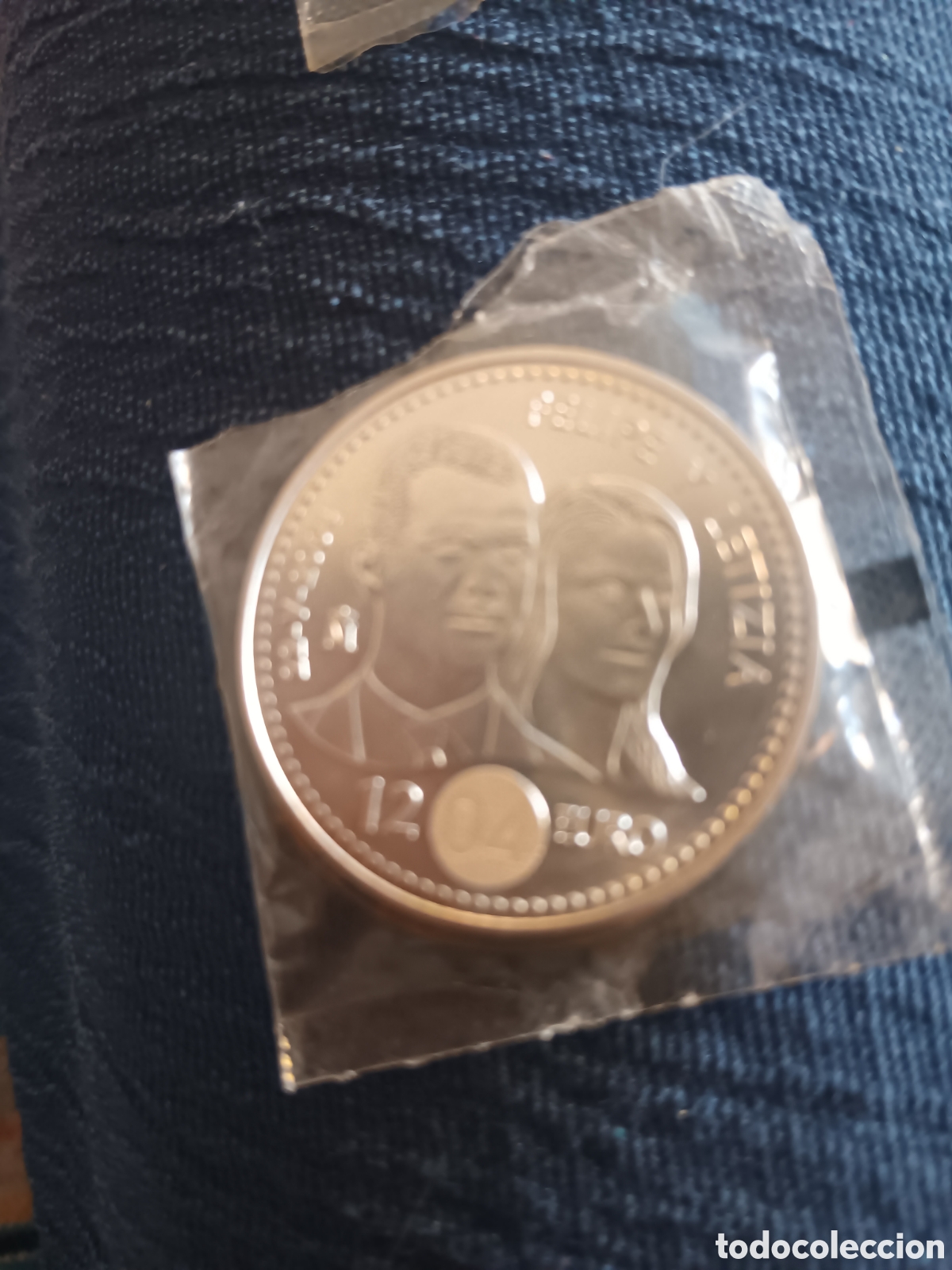 Monedas Franco: 4 monedas de 12 eu. De plata del a&ntilde;o 2004 - Foto 3