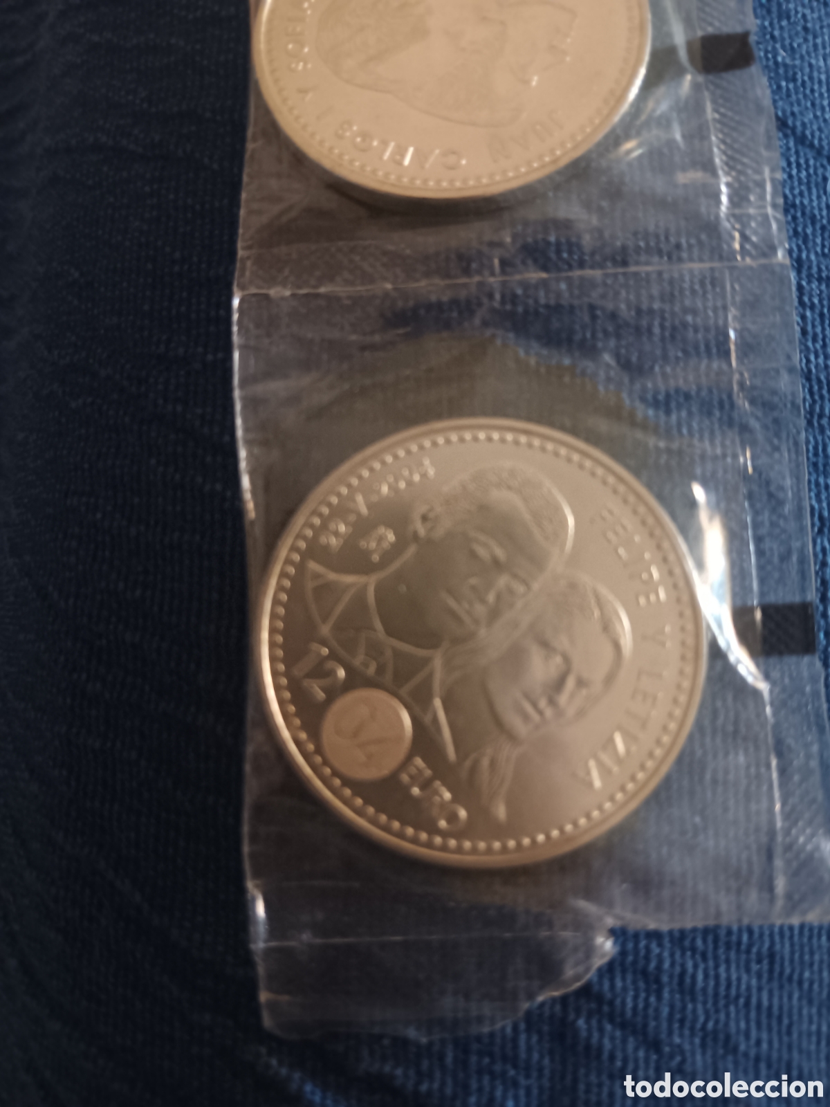 Monedas Franco: 4 monedas de 12 eu. De plata del a&ntilde;o 2004 - Foto 1