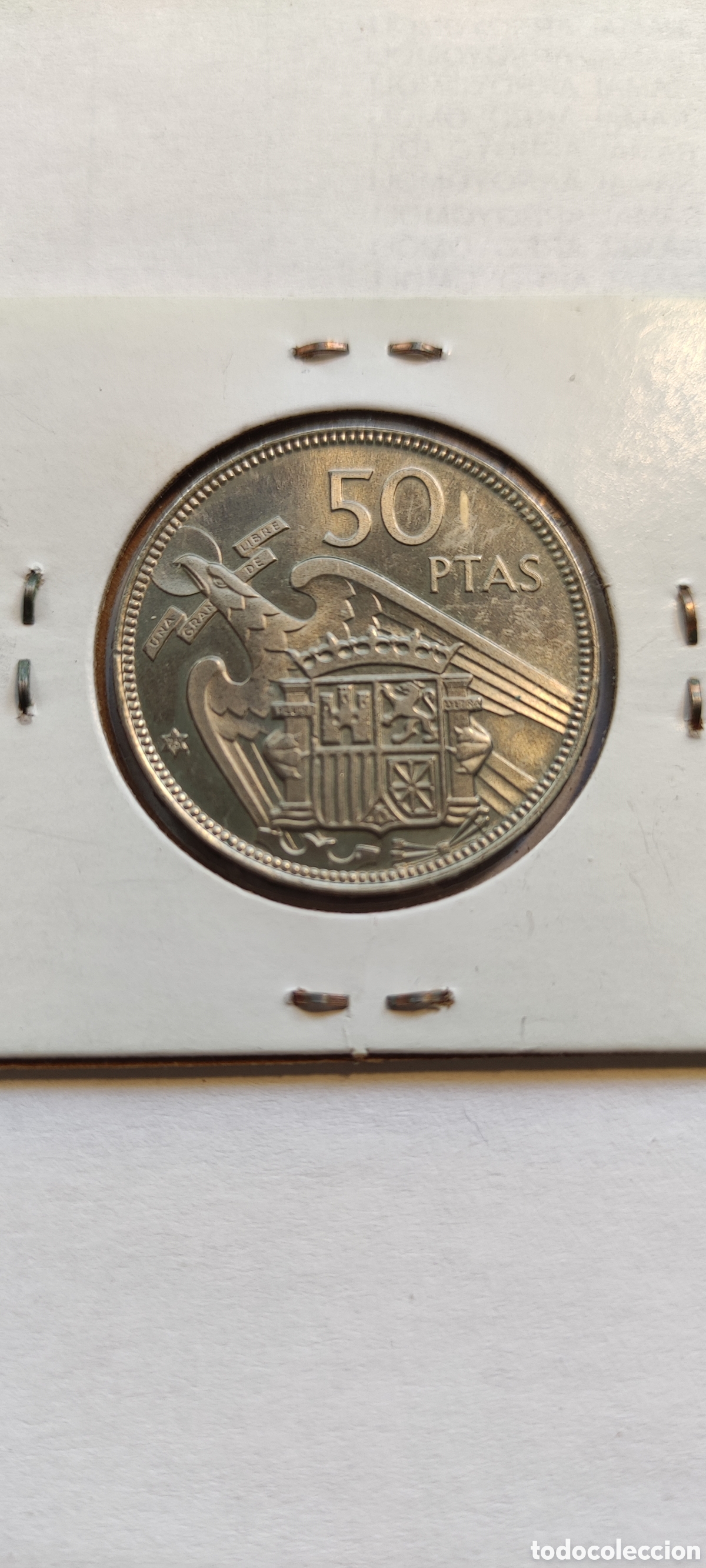 Monedas Franco: 50 c&eacute;ntimos 1957 *75 proof - Foto 3