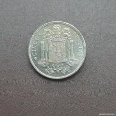 Monedas Franco: MONEDA DE 5 PESETAS DEL ESTADO ESPAÑOL DEL AÑO 1949*50.ORIGINAL%2