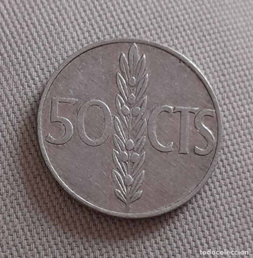 Monedas Franco: Moneda de 50 centimos 1966 Estrella 71 - Foto 1