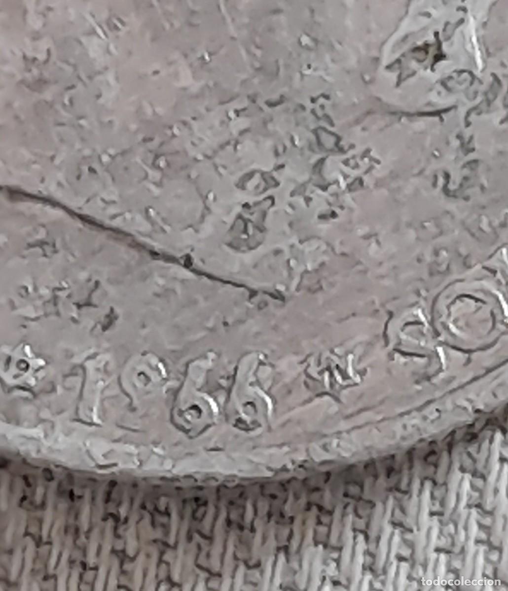 Monedas Franco: Moneda de 50 centimos 1966 Estrella 71 - Foto 3
