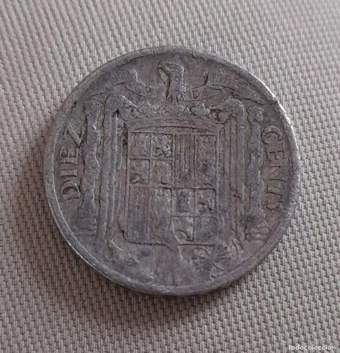 Monedas Franco: Moneda de 10 centimos de 1941 - Foto 1