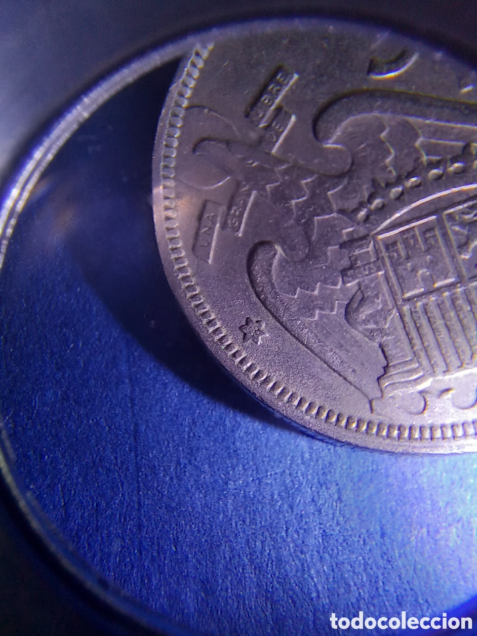 Monedas Franco: 5 PESETAS 1957 *58. EBC - Foto 3