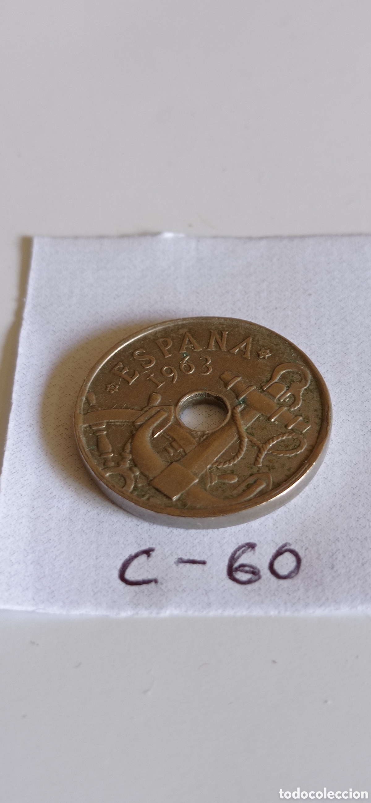 Monedas Franco: MONEDA DE 50 CENTIMOS / DEL ESTADO ESPA&Ntilde;OL - 1963 - *60 - Foto 1