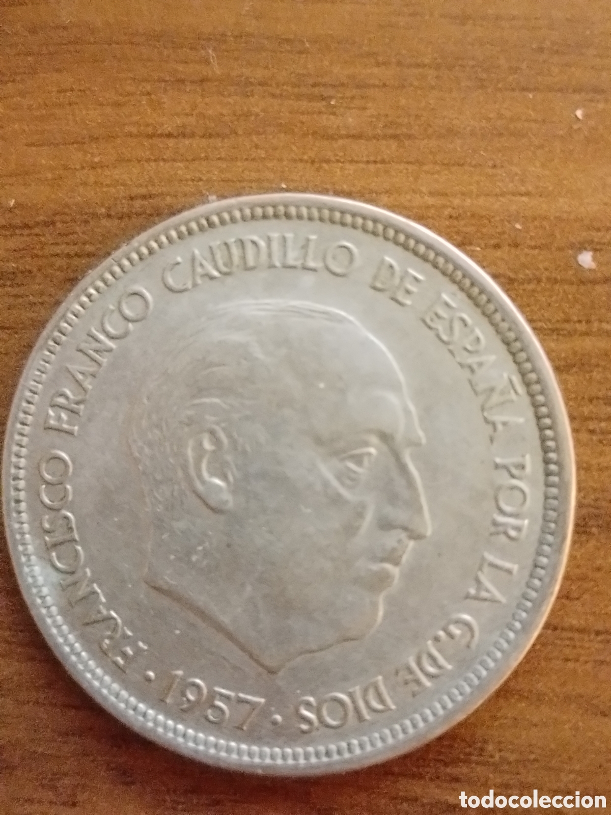 Monedas Franco: Moneda de 50 pts 1957 *67. - Foto 1