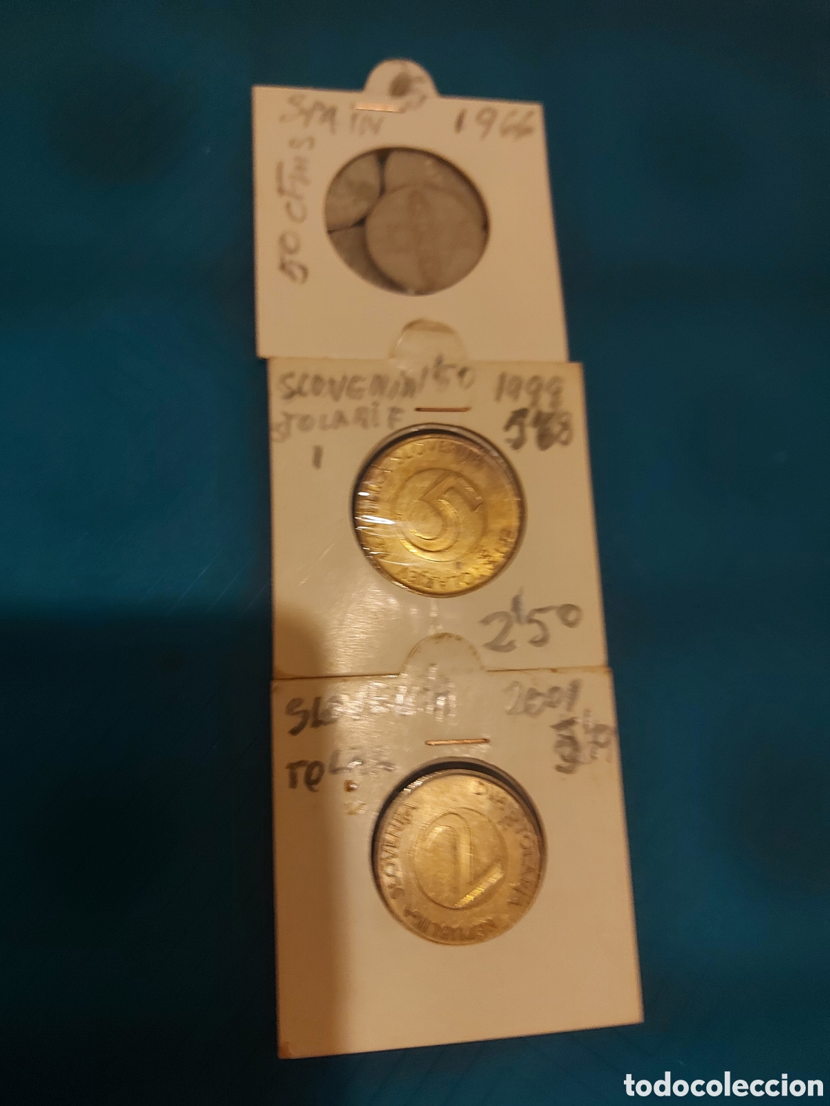 Monedas Franco: 4Spain y2 Slovenia - Foto 1