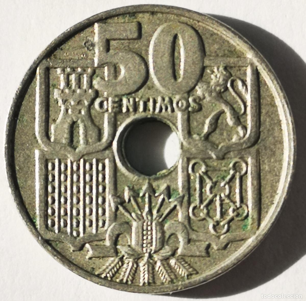 Monedas Franco: MONEDA 50 Centimos 1963 Estrella * 65 - Foto 1