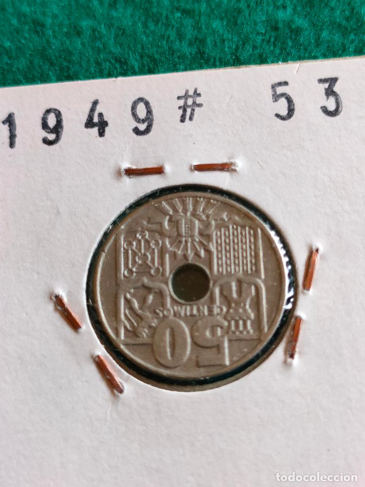 Monedas Franco: MONEDA 50 CENTIMOS 1949 53 EBC - Foto 1