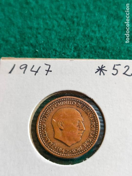 Monedas Franco: MONEDA 1 PESETA 1947 52 - Foto 1
