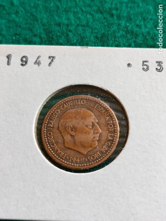 Monedas Franco: MONEDA 1 PESETA 1947 53 - Foto 1