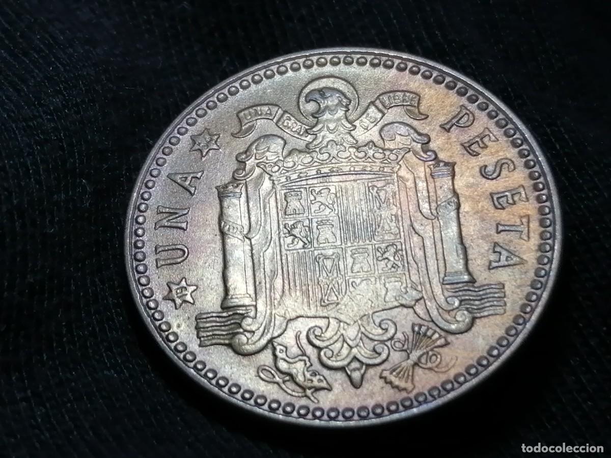 Monedas Franco: 1 PESETA 1947 / 54. EBC+ - Foto 1