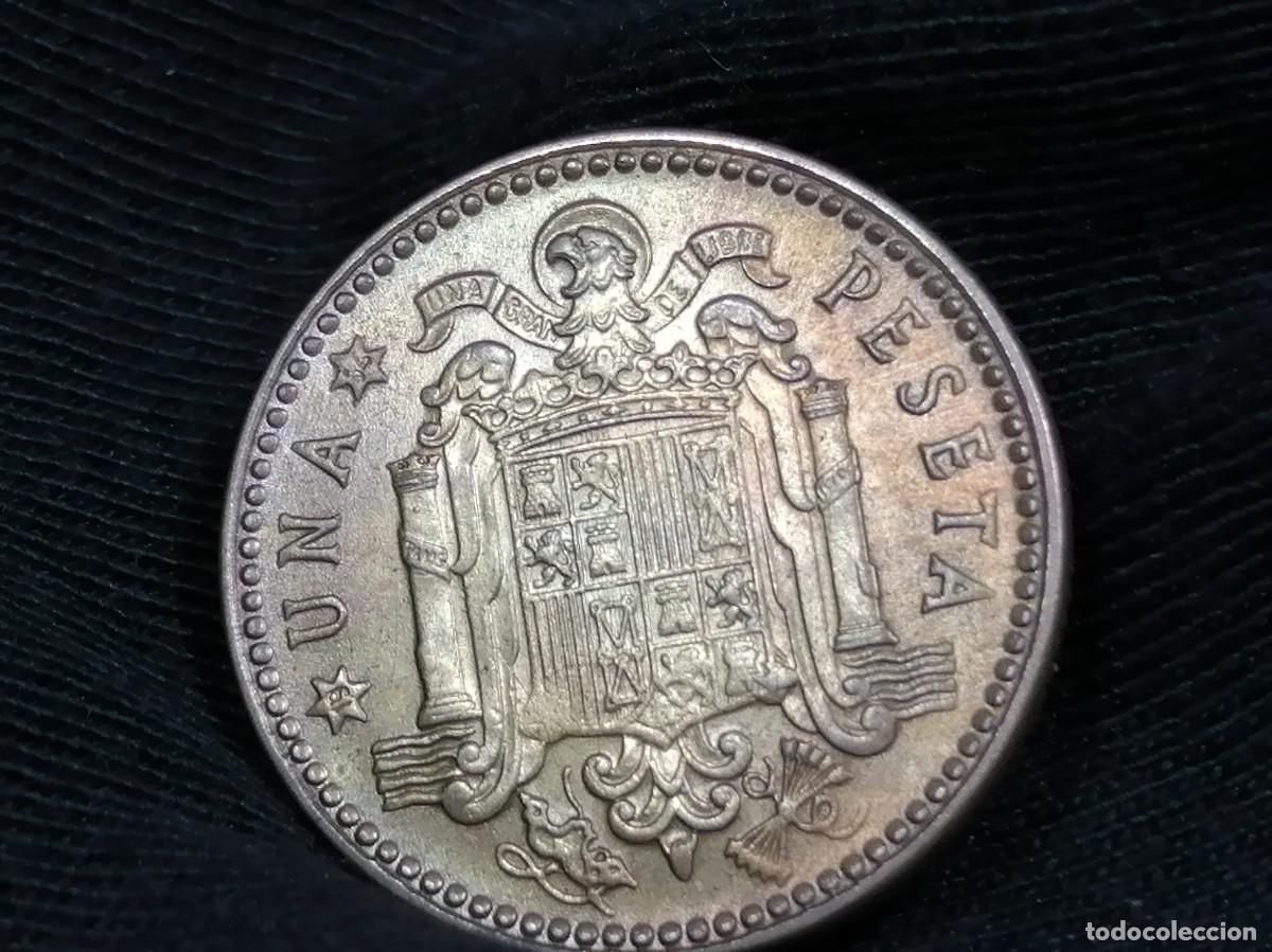 Monedas Franco: 1 PESETA 1947 / 54. EBC+ - Foto 9