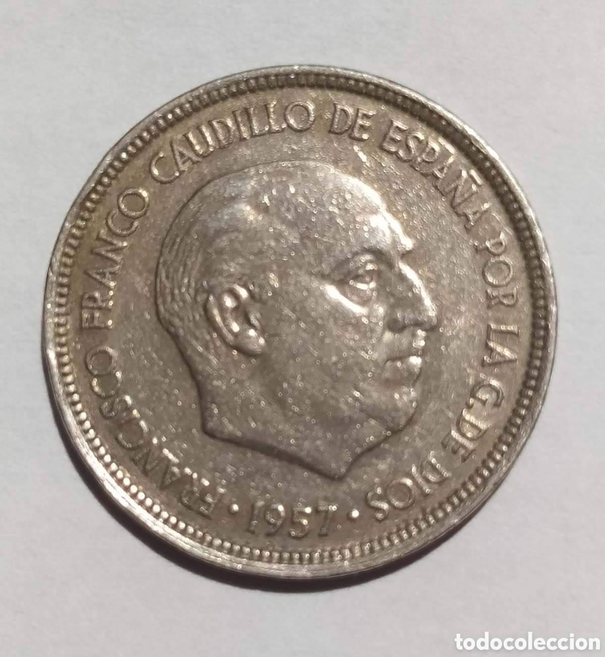 Monedas Franco: 5 PESETAS 1957 - Foto 1