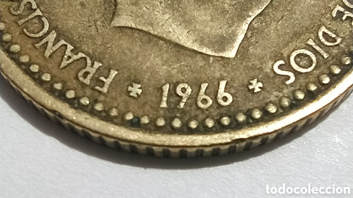 Monedas Franco: PESETA 1966 ESTRELLA 69 - Foto 3