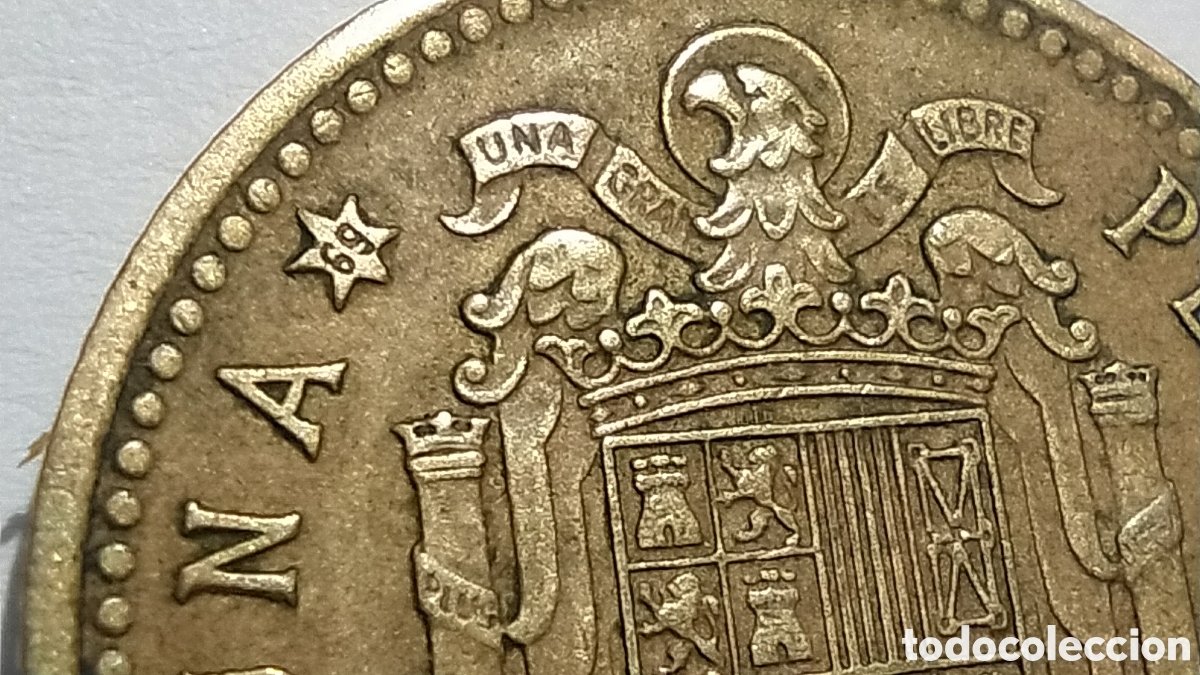 Monedas Franco: PESETA 1966 ESTRELLA 69 - Foto 5