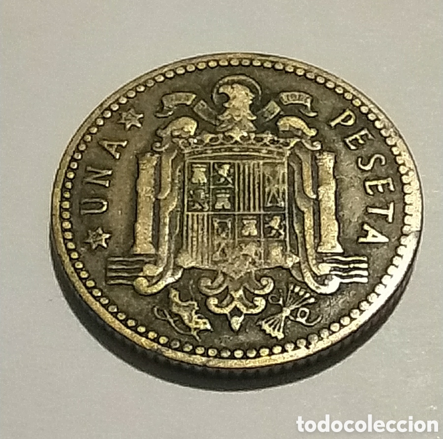 Monedas Franco: PESETA 1947 ESTRELLA 53 - Foto 3
