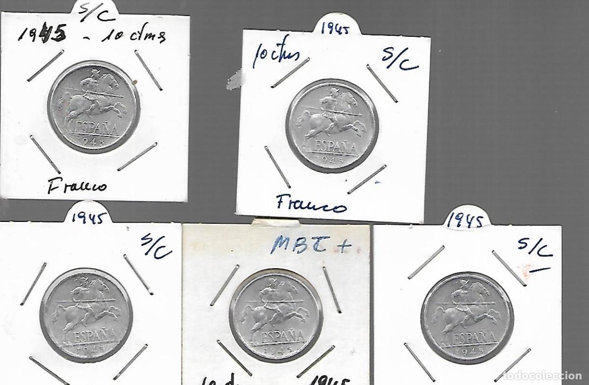 Monedas Franco: MONEDA DE FRANCO 10 CENTIMOS DEL 1945 sc-- - Foto 1
