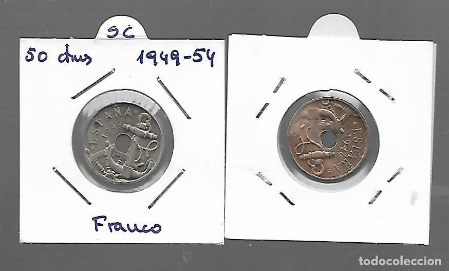 Monedas Franco: MONEDA DE FRANCO 25 CENTIMOS DEL 1949/54 s/c - Foto 1