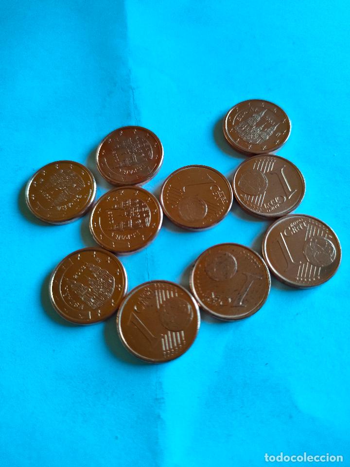 Monedas Franco: 10 MONEDAS DE 1 CENTIMO ESPA&Ntilde;A 2003 SIN CIRCULAR - Foto 1