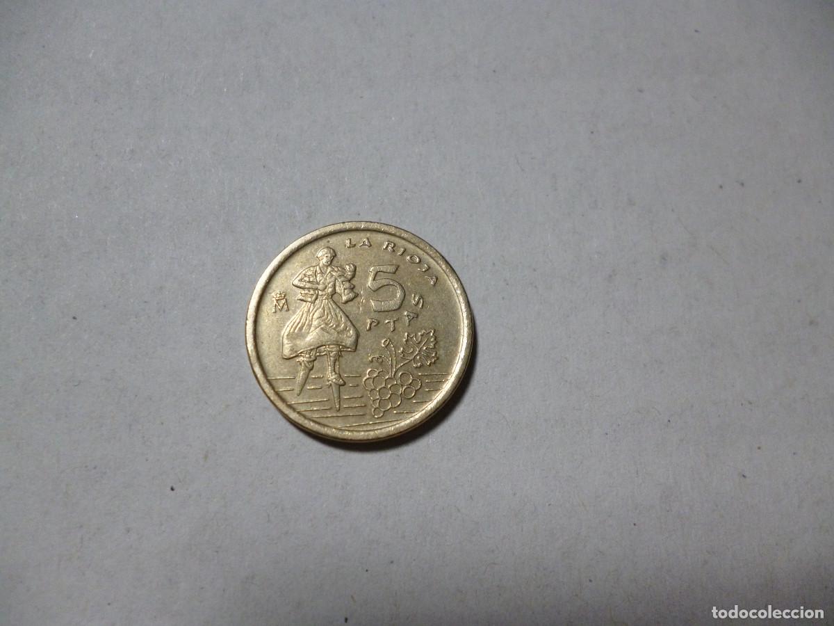 Monedas Franco: MONEDA 5 PESETAS LA RIOJA 1996 - Foto 1